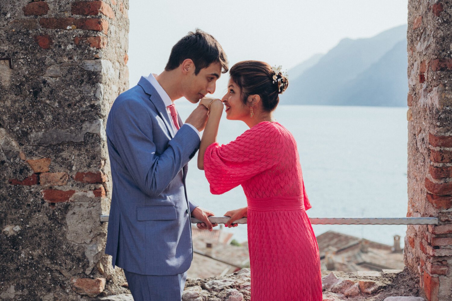 Wedding photographer in Malcesine on Lake Garda